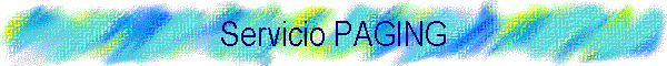 Servicio PAGING